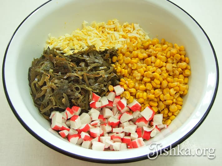 рецепты салатов с маринованной кукурузой